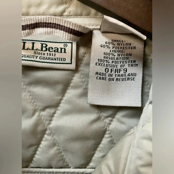 LL Bean Diamond Quilted Jacket - Picture 4 of 4